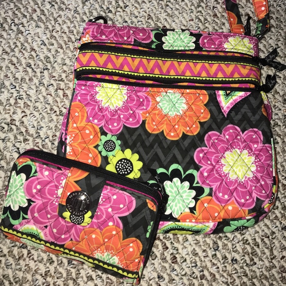 Vera Bradley crossbody and wallet